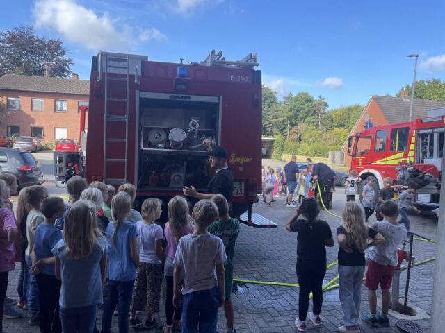 Feuerwehrprojekt an unserer Grundschule